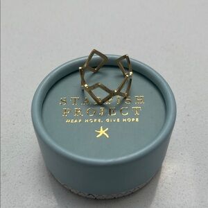 Starfish Project Geometric Gold Ring